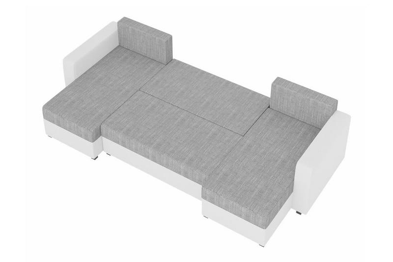 Midfeld 4-sits Hörnbäddsoffa NO_BRAND Black - Möbler - Soffa - Bäddsoffa - Bäddsoffa divan