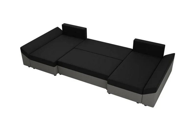 Midfeld 4-sits Hörnbäddsoffa NO_BRAND Dark blue - Möbler - Soffa - Bäddsoffa - Hörnbäddsoffa