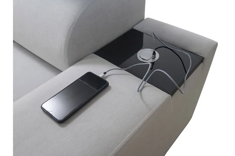 Morenia 3-sits Hörnbäddsoffa Universal - Vit - Möbler - Soffa - Bäddsoffa - Hörnbäddsoffa