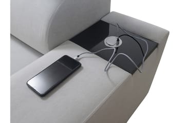 Morenia 4-sits Hörnbäddsoffa Höger - Svart - Möbler - Soffa - Bäddsoffa - Hörnbäddsoffa