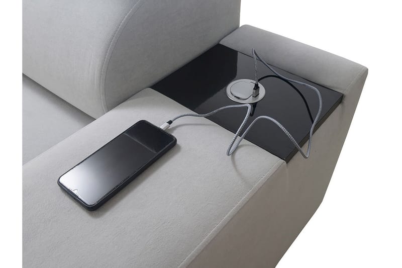 Morenia 4-sits Hörnbäddsoffa Höger - Svart - Möbler - Soffa - Bäddsoffa - Hörnbäddsoffa