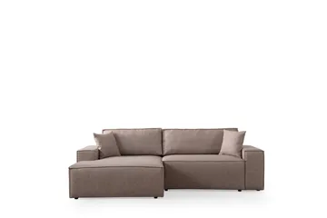 Munehiro Hörnbäddsoffa - Brun - Möbler - Soffa - Bäddsoffa - Hörnbäddsoffa