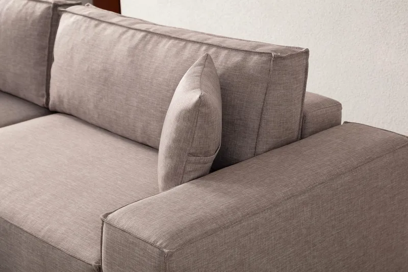 Munehiro Hörnbäddsoffa - Brun - Möbler - Soffa - Bäddsoffa - Hörnbäddsoffa