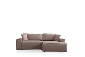 Munehiro Hörnbäddsoffa - Brun - Möbler - Soffa - Bäddsoffa - Hörnbäddsoffa