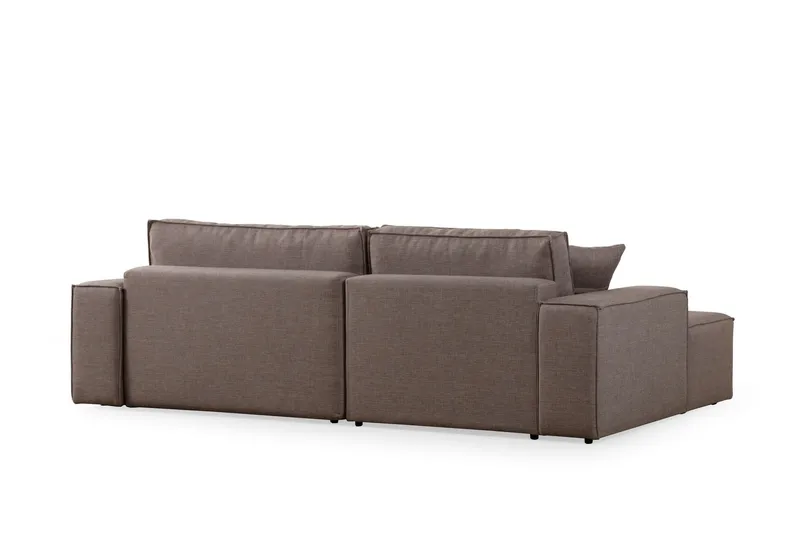 Munehiro Hörnbäddsoffa - Brun - Möbler - Soffa - Bäddsoffa - Hörnbäddsoffa
