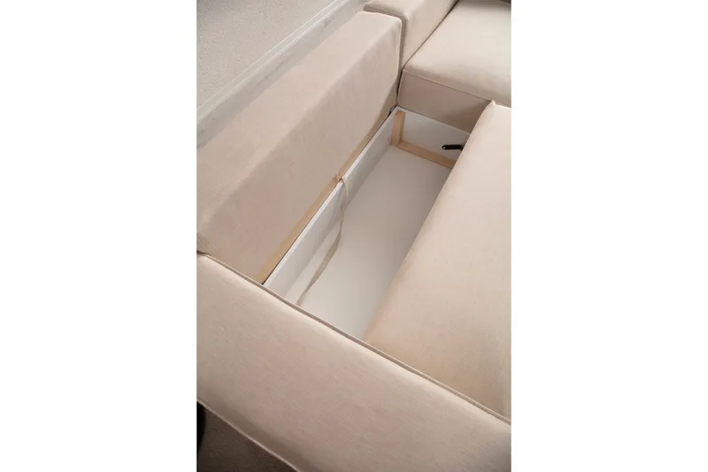 Munehiro Hörnbäddsoffa - Ecru - Möbler - Soffa - Bäddsoffa - Hörnbäddsoffa