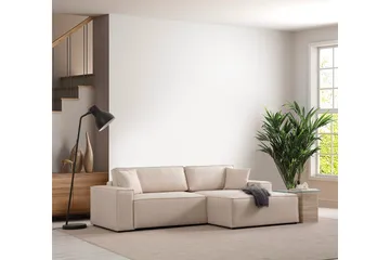 Munehiro Hörnbäddsoffa - Ecru - Möbler - Soffa - Bäddsoffa - Hörnbäddsoffa