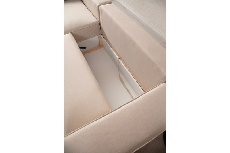 Munehiro Hörnbäddsoffa - Ecru - Möbler - Soffa - Bäddsoffa - Hörnbäddsoffa