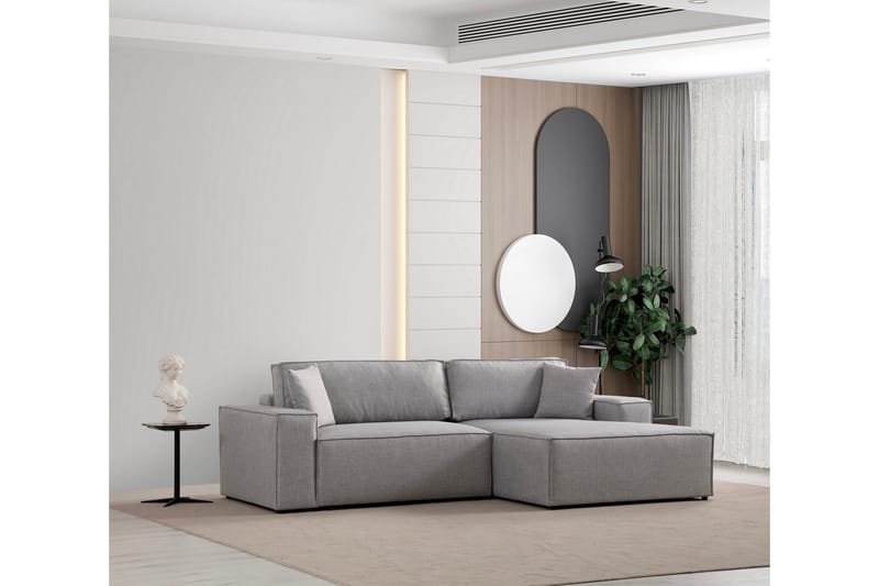 Munehiro Hörnbäddsoffa, Ljusgrå