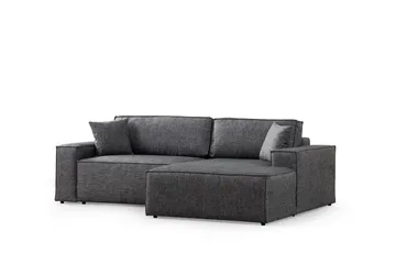 Munehiro Hörnbäddsoffa - Mörkgrå - Möbler - Soffa - Bäddsoffa - Hörnbäddsoffa