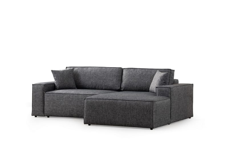 Munehiro Hörnbäddsoffa - Mörkgrå - Möbler - Soffa - Bäddsoffa - Hörnbäddsoffa