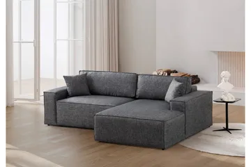 Munehiro Hörnbäddsoffa - Mörkgrå - Möbler - Soffa - Bäddsoffa - Hörnbäddsoffa