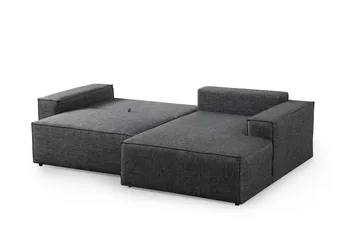 Munehiro Hörnbäddsoffa - Mörkgrå - Möbler - Soffa - Bäddsoffa - Hörnbäddsoffa