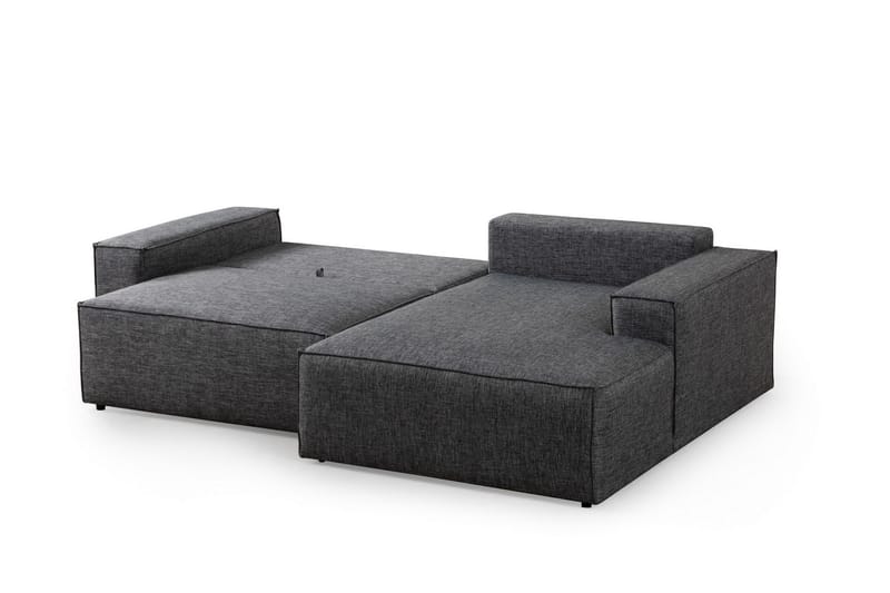 Munehiro Hörnbäddsoffa - Mörkgrå - Möbler - Soffa - Bäddsoffa - Hörnbäddsoffa