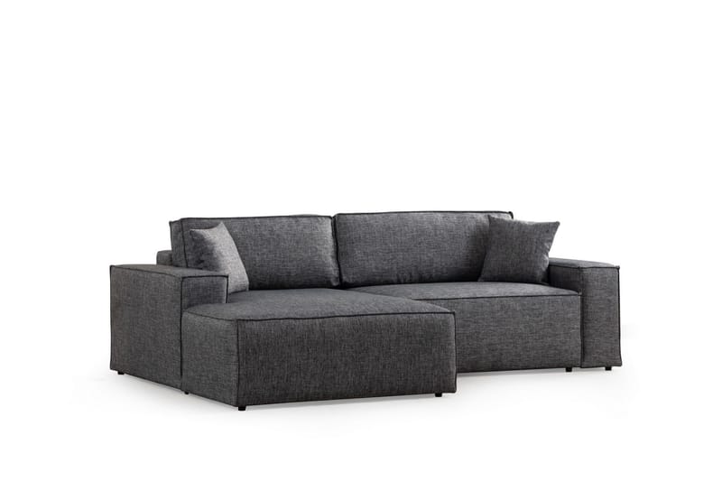 Munehiro Hörnbäddsoffa - Mörkgrå - Möbler - Soffa - Bäddsoffa - Hörnbäddsoffa