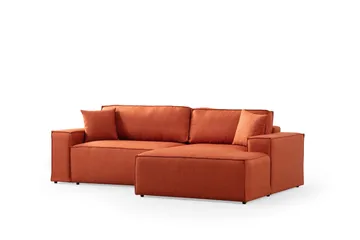 Munehiro Hörnbäddsoffa - Orange - Möbler - Soffa - Bäddsoffa - Hörnbäddsoffa