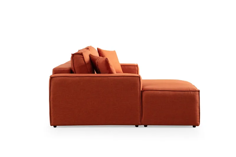 Munehiro Hörnbäddsoffa - Orange - Möbler - Soffa - Bäddsoffa - Hörnbäddsoffa