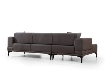 Naoko Bäddsoffa med divan - Mörkgrå - Möbler - Soffa - Bäddsoffa - Hörnbäddsoffa