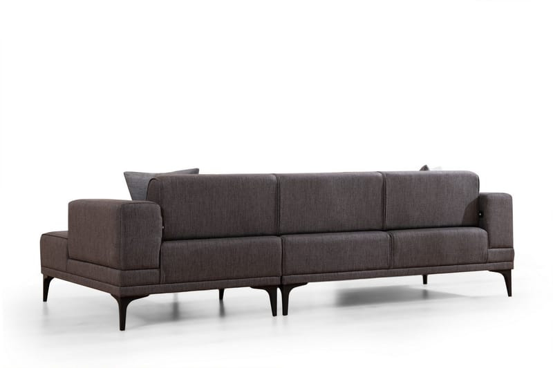 Naoko Bäddsoffa med divan - Mörkgrå - Möbler - Soffa - Bäddsoffa - Hörnbäddsoffa
