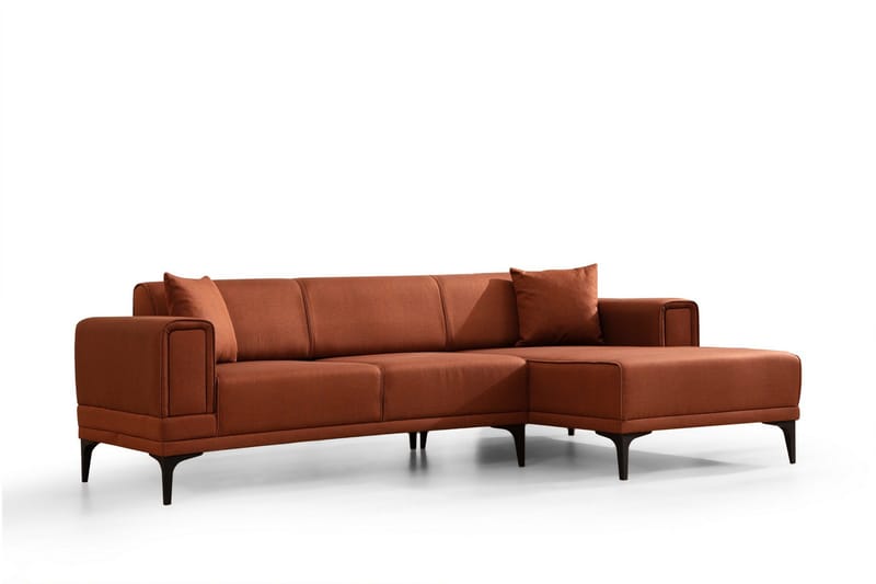 Naoko Bäddsoffa med divan - Röd - Möbler - Soffa - Bäddsoffa - Hörnbäddsoffa