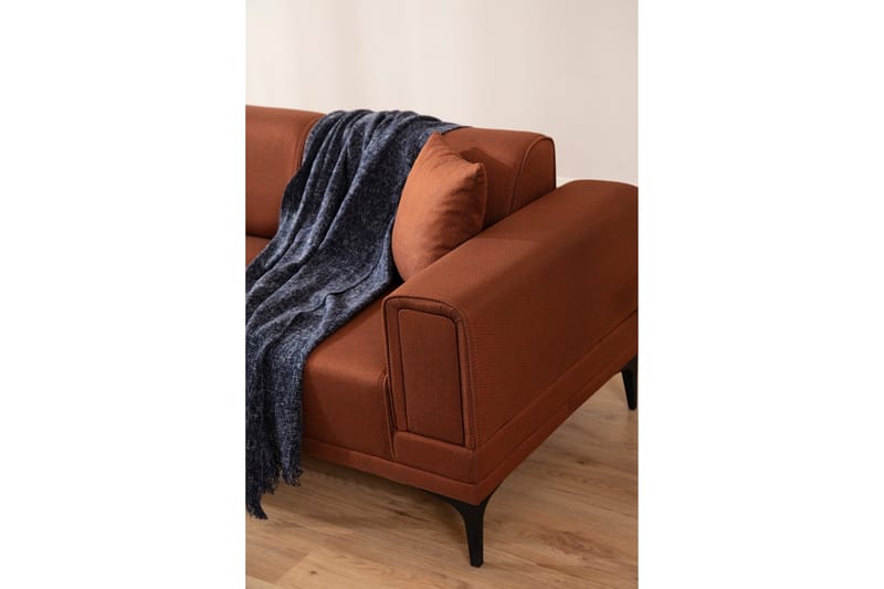 Naoko Bäddsoffa med divan - Röd - Möbler - Soffa - Bäddsoffa - Hörnbäddsoffa