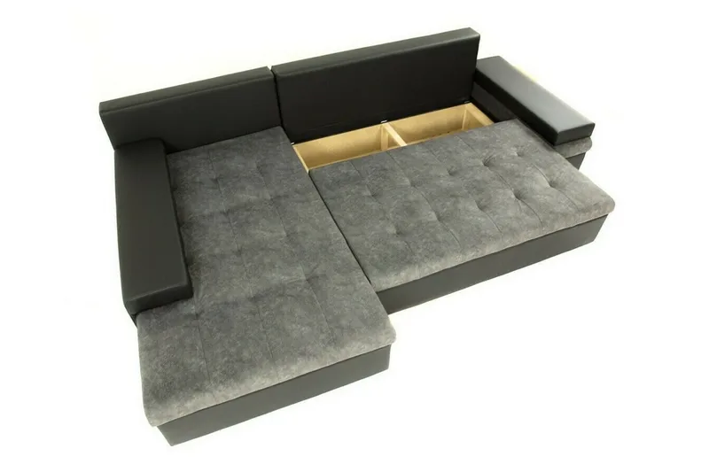 Naoma 3-sits Hörnbäddsoffa Dark blue - Möbler - Soffa - Bäddsoffa - Bäddsoffa divan