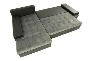Naoma 3-sits Hörnbäddsoffa NO_BRAND Acacia||White - Möbler - Soffa - Bäddsoffa - Bäddsoffa divan