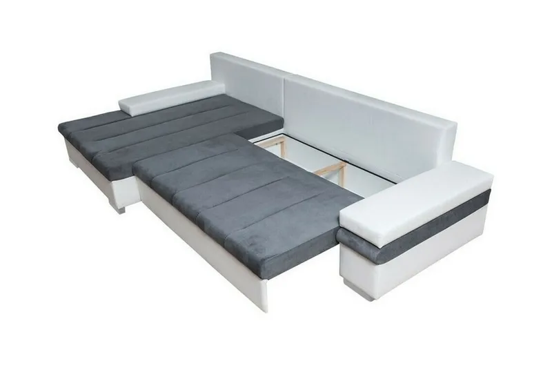 Naoma 3-sits Hörnbäddsoffa NO_BRAND beige - Möbler - Soffa - Bäddsoffa - Bäddsoffa divan