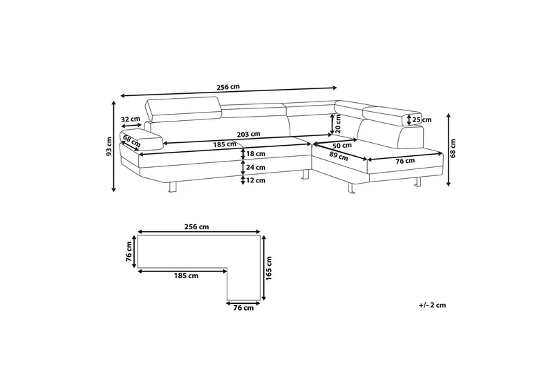 Norreia 5-sits Hörnbäddsoffa Vänster - Sammet/Grön - Möbler - Soffa - Bäddsoffa - Hörnbäddsoffa