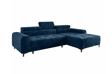 Rathkeale 3-sits Hörnbäddsoffa Dark blue - Möbler - Soffa - Bäddsoffa - Bäddsoffa divan