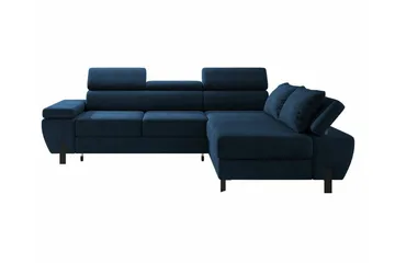 Rathkeale 4-sits Hörnbäddsoffa Dark blue - Möbler - Soffa - Bäddsoffa - Hörnbäddsoffa