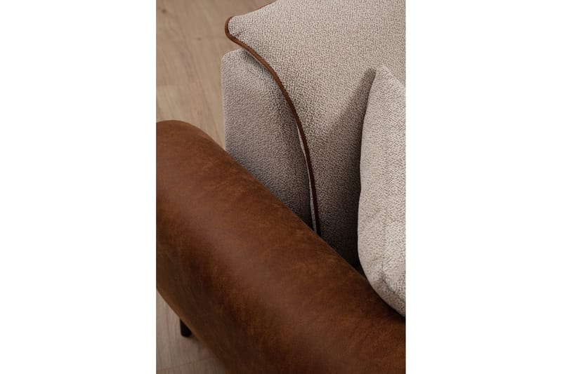 Rebelo Bäddsoffa med divan - Beige - Möbler - Soffa - Bäddsoffa - Hörnbäddsoffa