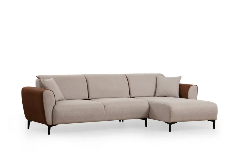 Rebelo Bäddsoffa med divan, Beige