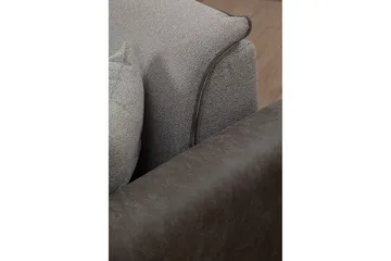 Rebelo Bäddsoffa med divan - Grå - Möbler - Soffa - Bäddsoffa - Hörnbäddsoffa