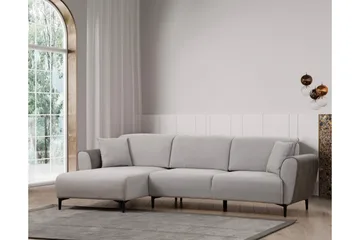 Rebelo Bäddsoffa med divan - Grå - Möbler - Soffa - Bäddsoffa - Hörnbäddsoffa