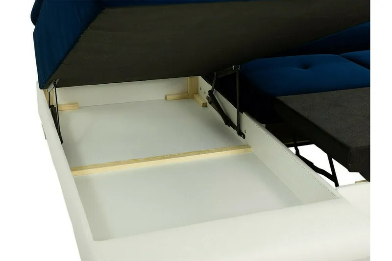 Reginia 3-sits Hörnbäddsoffa Ljusgrå - Möbler - Soffa - Bäddsoffa - Hörnbäddsoffa