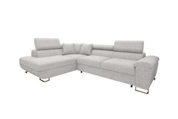Reginia 3-sits Hörnbäddsoffa NO_BRAND White - Möbler - Soffa - Bäddsoffa - Hörnbäddsoffa