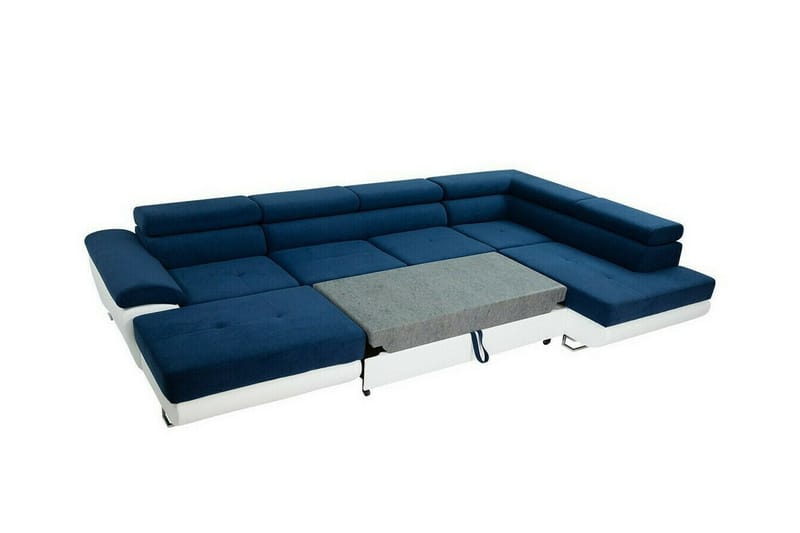 Reginia 4-sits Hörnbäddsoffa 375 cm Dark blue - Möbler - Soffa - Bäddsoffa - Bäddsoffa divan