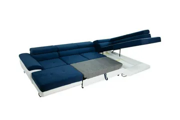 Reginia 4-sits Hörnbäddsoffa 375 cm Dark blue - Möbler - Soffa - Bäddsoffa - Bäddsoffa divan