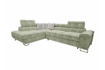Reginia 4-sits Hörnbäddsoffa NO_BRAND Light green - Möbler - Soffa - Bäddsoffa - Hörnbäddsoffa