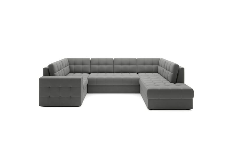 Sektionssoffa Eltap Blewett 299x198x82 cm, Sola 4, Grå, Höger