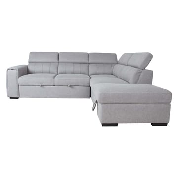 Hörnbäddsoffa Selmar Höger - Grå - Möbler - Soffa - Bäddsoffa - Hörnbäddsoffa