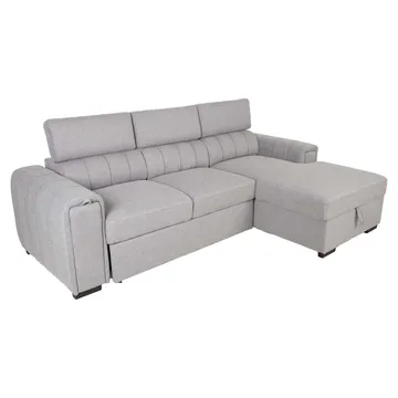 Hörnbäddsoffa Selmar Höger - Grå - Möbler - Soffa - Bäddsoffa - Hörnbäddsoffa