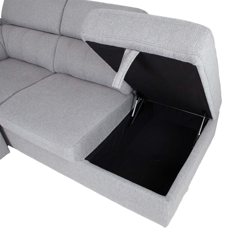 Hörnbäddsoffa Selmar Höger - Grå - Möbler - Soffa - Bäddsoffa - Hörnbäddsoffa