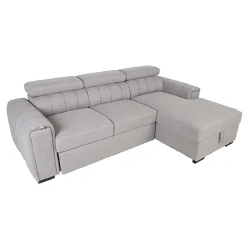 Hörnbäddsoffa Selmar Höger - Grå - Möbler - Soffa - Bäddsoffa - Hörnbäddsoffa