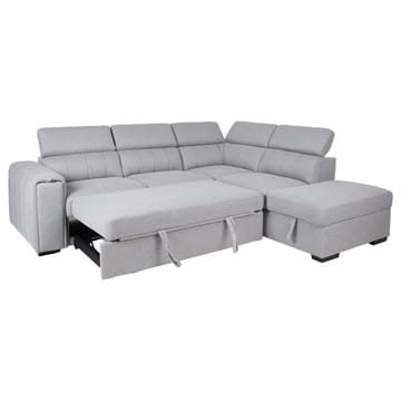 Hörnbäddsoffa Selmar Höger - Grå - Möbler - Soffa - Bäddsoffa - Hörnbäddsoffa