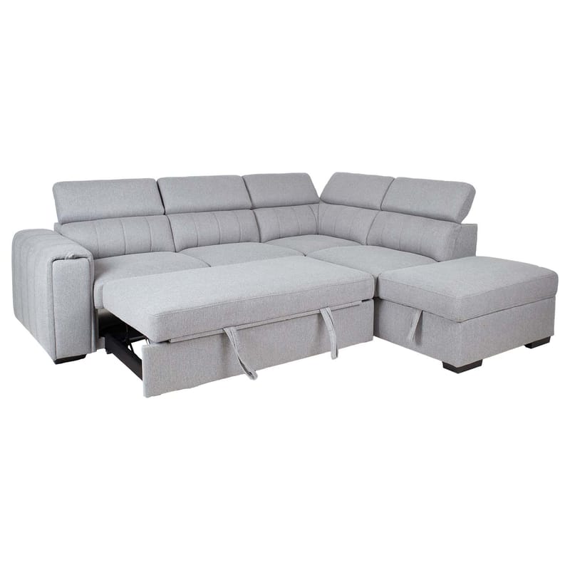 Hörnbäddsoffa Selmar Höger - Grå - Möbler - Soffa - Bäddsoffa - Hörnbäddsoffa