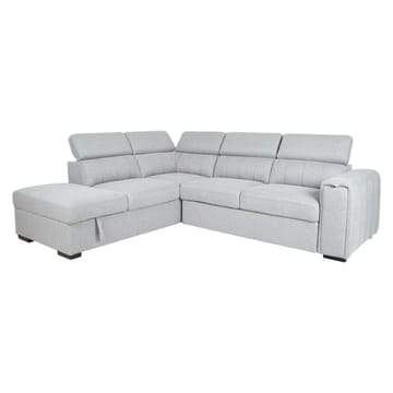Hörnbäddsoffa Selmar Vänster - Grå - Möbler - Soffa - Bäddsoffa - Bäddsoffa längsbäddad