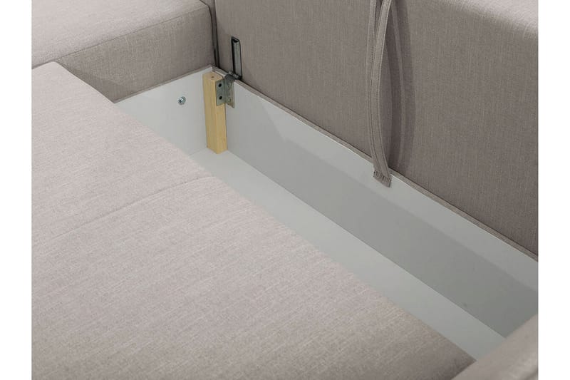 Staffin 3-sits Hörnbäddsoffa beige - Möbler - Soffa - Bäddsoffa - Hörnbäddsoffa