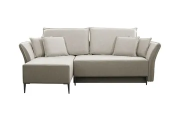 Staffin 3-sits Hörnbäddsoffa beige - Möbler - Soffa - Bäddsoffa - Hörnbäddsoffa
